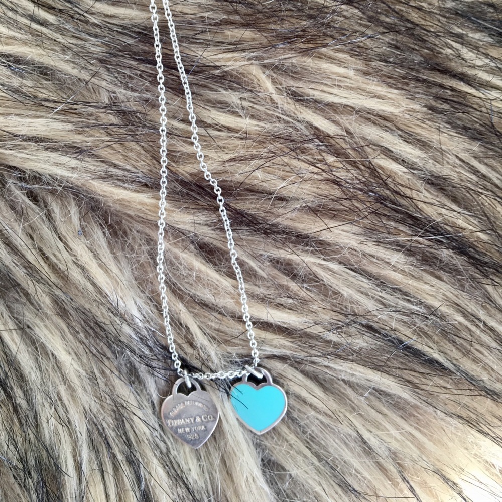 Tiffany & Co. Double Heart Necklace